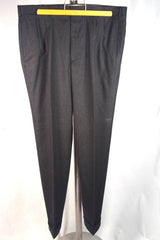 Coal Gray Wool Men's Trousers - Sz ~38