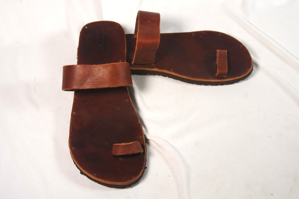 Waltzing Matilda USA Rubber-Soled Leather Sandals - Sz ~12