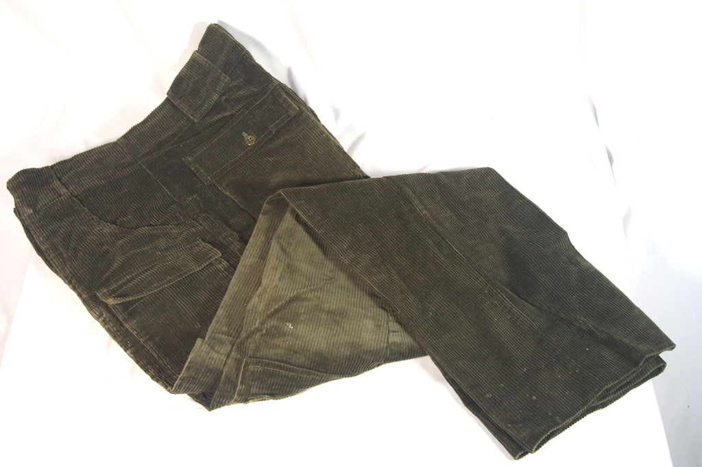 Cable Car Clothiers Robert Kirk Ltd. Olive Green Men's Corduroy Pants - Sz 40