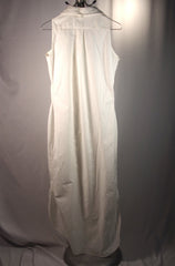 Brooks Brothers White Oxford Cotton Sleeveless Button-Down Dress - Sz BB2 (~34)