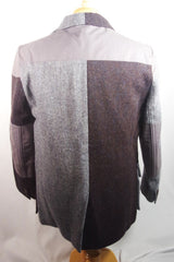 Gorgeous Nigel Cabourn Gray Patchwork Harris Tweed Sport Coat - Sz 52 (US ~44)