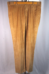 Incotex Inside Ivory Sandy Brown Cotton Men's Corduroy Pants - Sz 38