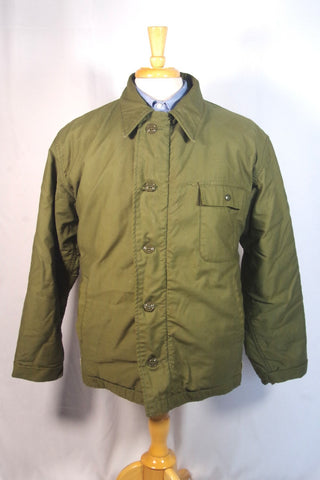 Vintage Centre Mfg Cold Weather Type I Permeable Military Jacket - Sz XL (46-48)