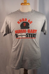 Vintage Screen Stars KNBR 68 San Francisco Giants Gray Men's Tee Shirt - Sz XL