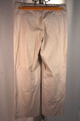 Helmut Lang Tan Button-Up Women's Chinos - Sz 6