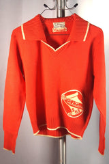 Criterion Class Virgin Wool Peach Tahitians Letterman Sweater - Sz ~37