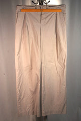 Helmut Lang Tan Button-Up Women's Chinos - Sz 6