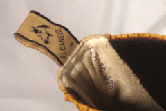 Vintage El Canelo Light Suede Ankle Boots - Sz 12.5