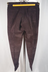 Jay Kos New York Men's Black-Brown Corduroy Pants - Sz 38