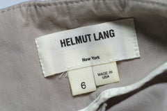 Helmut Lang Tan Button-Up Women's Chinos - Sz 6