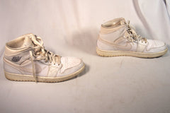Air Jordan I Mid White/Cool Grey Sneakers - Sz 12