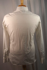 Borrelli Napoli White Cotton Men's Dress Shirt - Sz 16/41