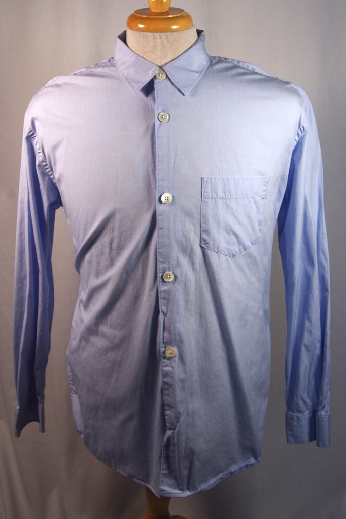 Our Legacy Shirting Lightweight Blue Cotton Dress Shirt - Sz 50 (~16.5)