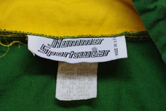 1990s Hummer Oakland A's Athletics USA-Made 1/4 Zip Pullover Jacket - Sz XL
