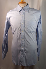 Brooks Brothers Black Fleece Light Blue Oxford Cotton Dress Shirt - Sz BB4 (16.5)
