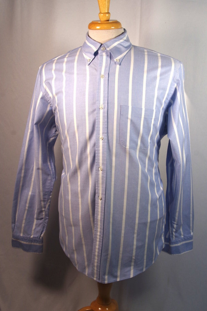Brooks Brothers Regular Fit Striped Oxford Cotton Dress Shirt - Sz 16-35
