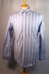Brooks Brothers Regular Fit Striped Oxford Cotton Dress Shirt - Sz 16-35