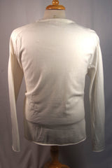 Arpenteur Lyon French White Cotton Pocketed Long-Sleeved Men's Shirt - Sz XL