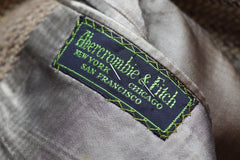1959 Abercrombie & Fitch Hand-Needled Brown Tweed Sport Coat - Sz 43L