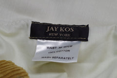 Jay Kos New York Dark Yellow Scottish-Made Men's Corduroy Pants - Sz 38
