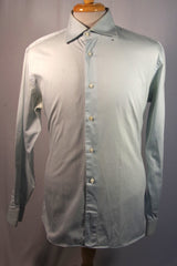 Simone Abbarchi Firenze Italian Light Blue Cotton Men's Dress Shirt - Sz ~15.5