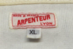 Arpenteur Lyon French White Cotton Pocketed Long-Sleeved Men's Shirt - Sz XL