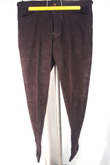 Jay Kos New York Men's Black-Brown Corduroy Pants - Sz 38