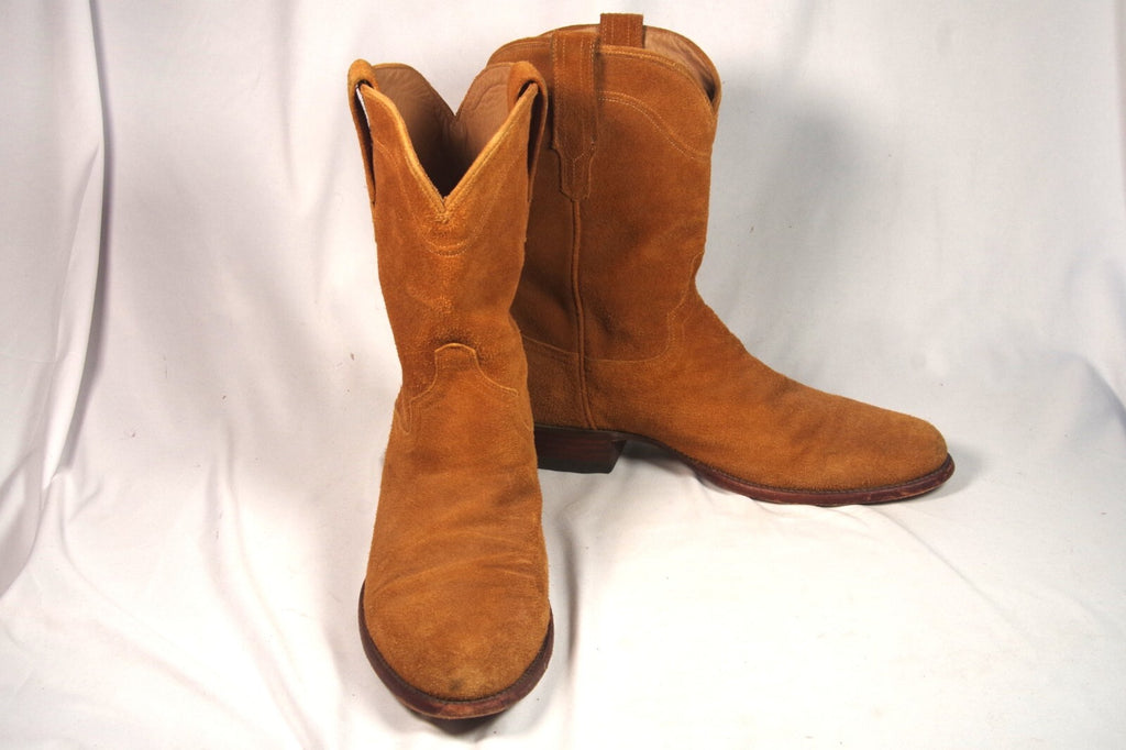 Gorgeous Tecovas Honey Suede Men's Cowboy Boots - Sz 12D