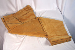 Jay Kos New York Dark Yellow Scottish-Made Men's Corduroy Pants - Sz 38