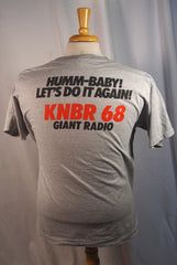 Vintage Screen Stars KNBR 68 San Francisco Giants Gray Men's Tee Shirt - Sz XL
