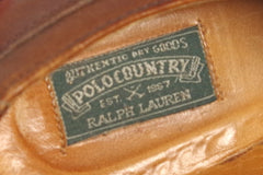 Ralph Lauren Polo Country Women's Leather Split Toe Derby Shoe - Sz 8.5