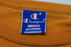 Champion Heavy Duty 100% Compacted Cotton Orange-Yellow Men's Shirt - Sz XL