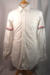 Thom Browne New York White Oxford Cotton Men's Shirt - Sz ~16