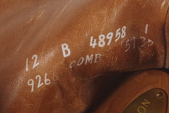Elegant Allen Edmonds Mahogany Leather Strap Ankle Boots - Sz 12B