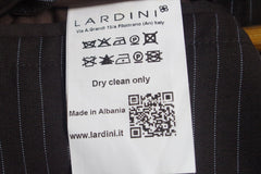 Lardini Dark Gray Wool Pinstripe Blazer - Sz 48 (US 38)