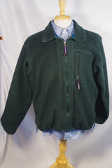 Vintage Patagonia Green Fleece Sweater - Sz L