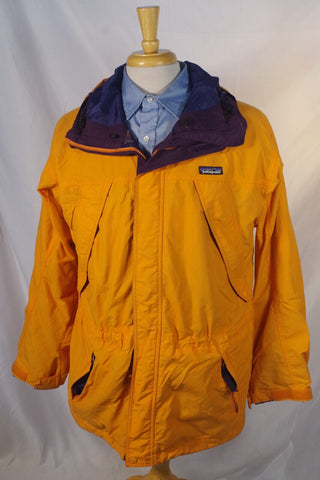 Patagonia Orange Nylon Outdoor Jacket - Size M