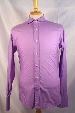 Ralph Lauren Black Label Modernist Italian Purple Dress Shirt - Sz 15.5