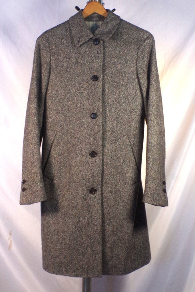 Brooks Brothers Black Fleece / Thom Browne Gray Tweed Women's Coat - BB2 (6)