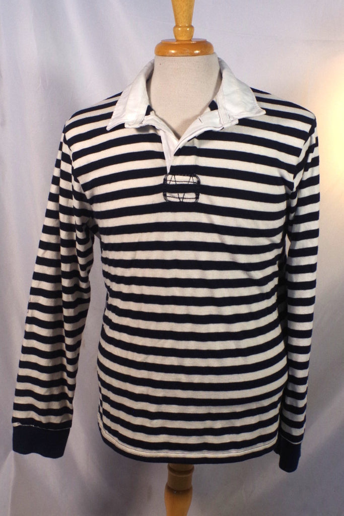 Gorgeous Magill Striped Rugby Shirt - Sz XL (24" p2p)