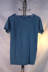Kapital Japanese Cotton Blue Patchwork Women's Blouse - Sz M