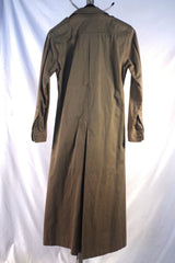Vintage Banana Republic Pleated Beige Khaki Utility Dress - Sz S