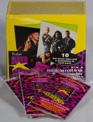 Circa 1990s "ProSet Super Stars MusiCards" Trading Cards