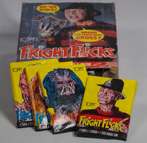 Topps 1988 "Fright Flicks" Trading Cards