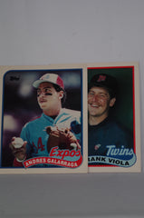 1989 Topps Baseball Folders - Viola, Dawson, McGwire & More