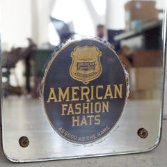 1930s American Fashion Hats Mirror