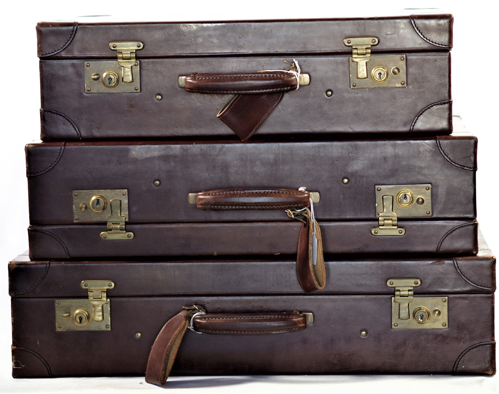 Swaine Adeney Luggage Set: Three Pieces