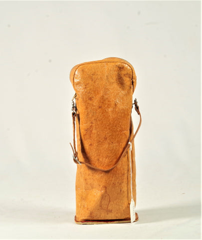 Long Leather Bag with Strap