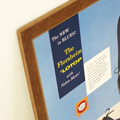 1940s Florsheim Blue Derby Advertising Standee
