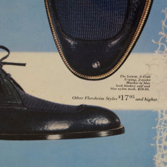 1940s Florsheim Blue Derby Advertising Standee